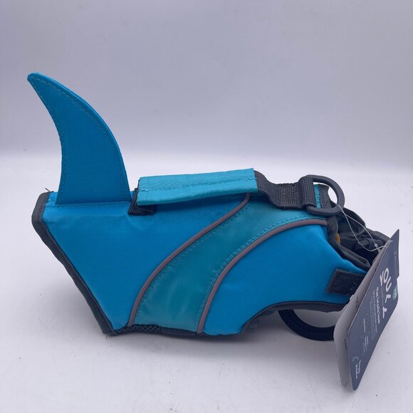 NEW Youly Dog Shark Float Floatation Vest XXS 5-10 Pounds/Chest 11-15” Blue Gray - Picture 4 of 6